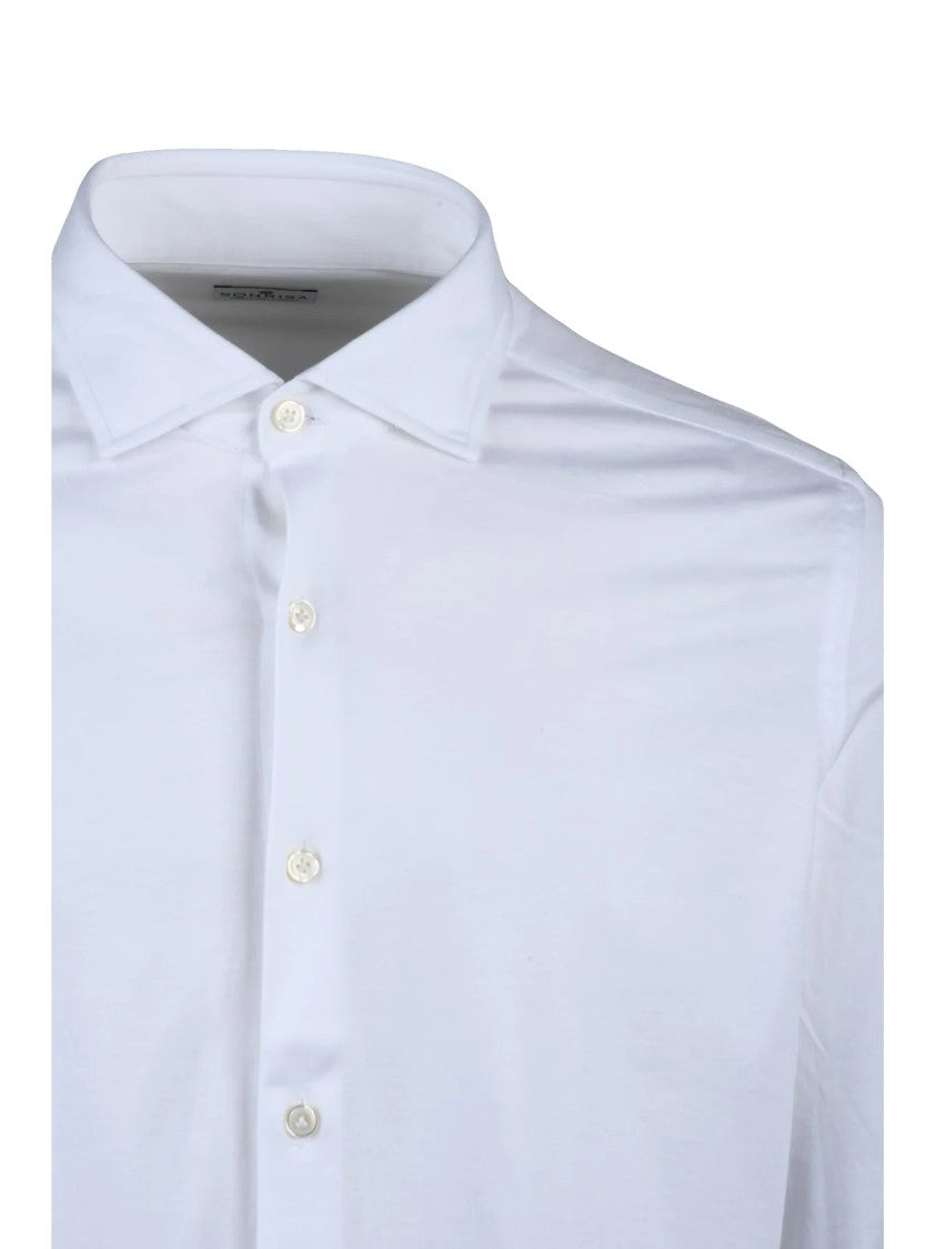 Sonrisa Fior Di Cotone Sonrisa Fior Di Cotone Classic White Button-Down Shirt