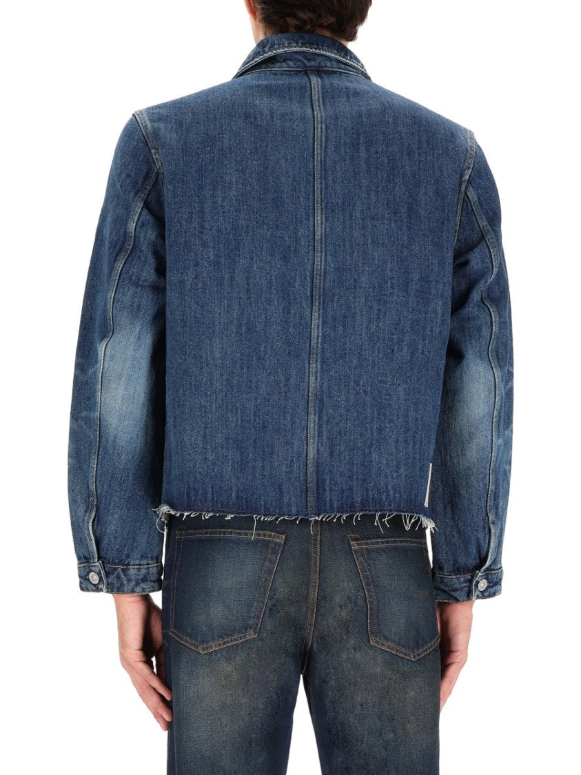 Our Legacy Blue Cropped Denim Jacket