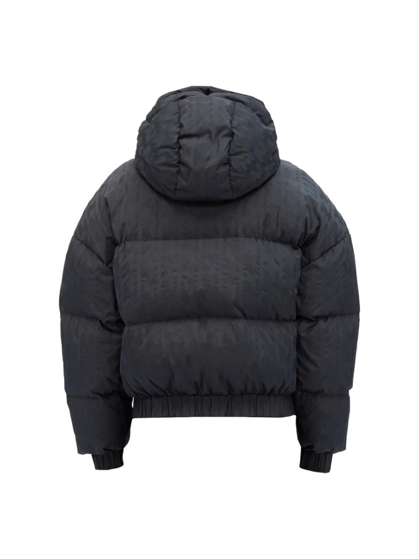 Msgm Black Quilted Padded Down Jacket