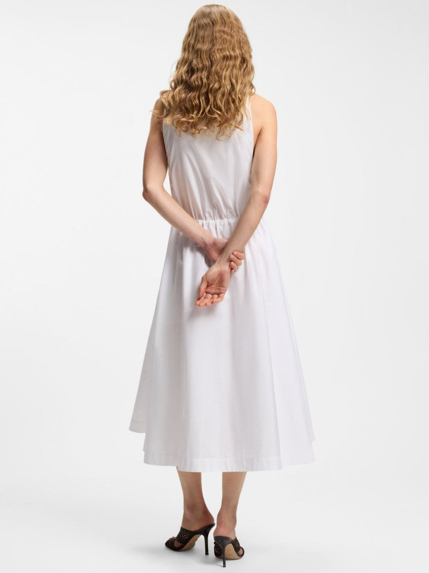 Boss Sleeveless Flared Midi Dress