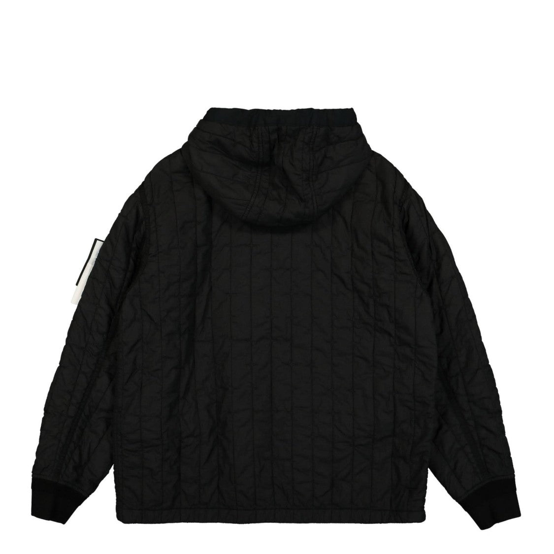 Stone Island Quilted Black Hooded Jacket