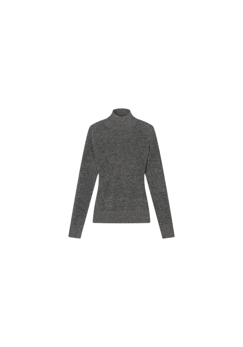 Aeron Vaslav - Sparkly Ribbed Turtleneck