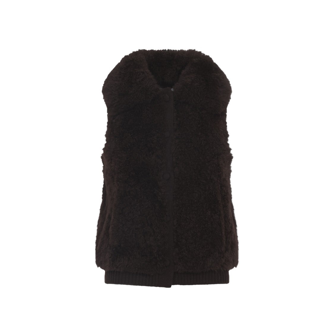 Yves Salomon Lamb Hair Gilet