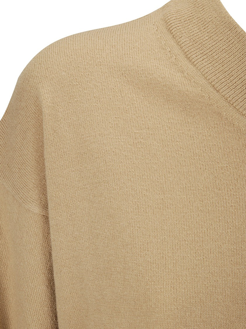 Studio Nicholson Dropped Shoulder V-Neck Sweater