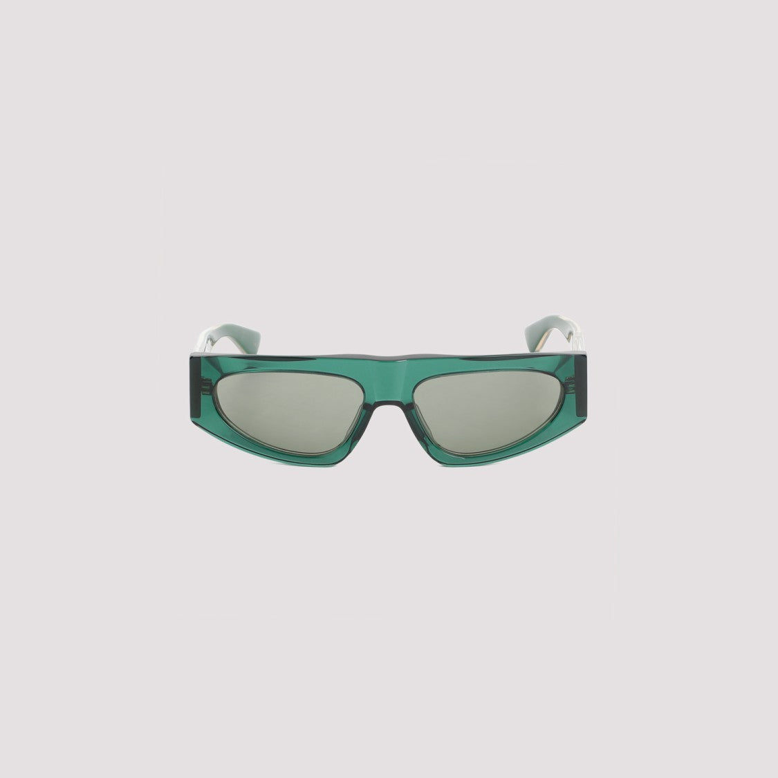 Bottega Veneta Green Crystal Acetate Sunglasses