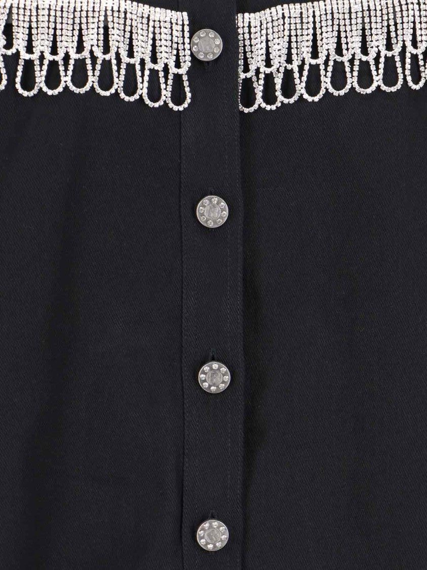 Rotate Birger Christensen Crystal Organic Cotton Shirt Jacket