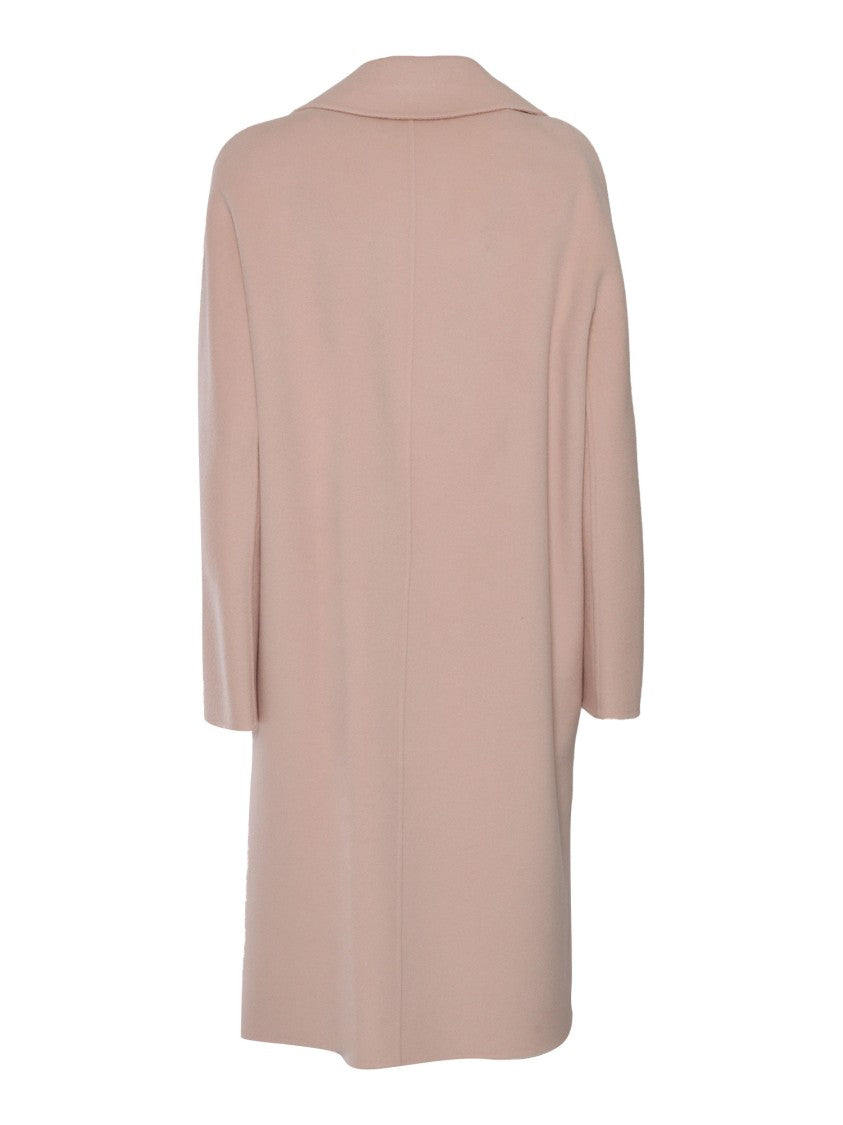 Max Mara Double-Breasted Mid-Length Coat With Notched Collar