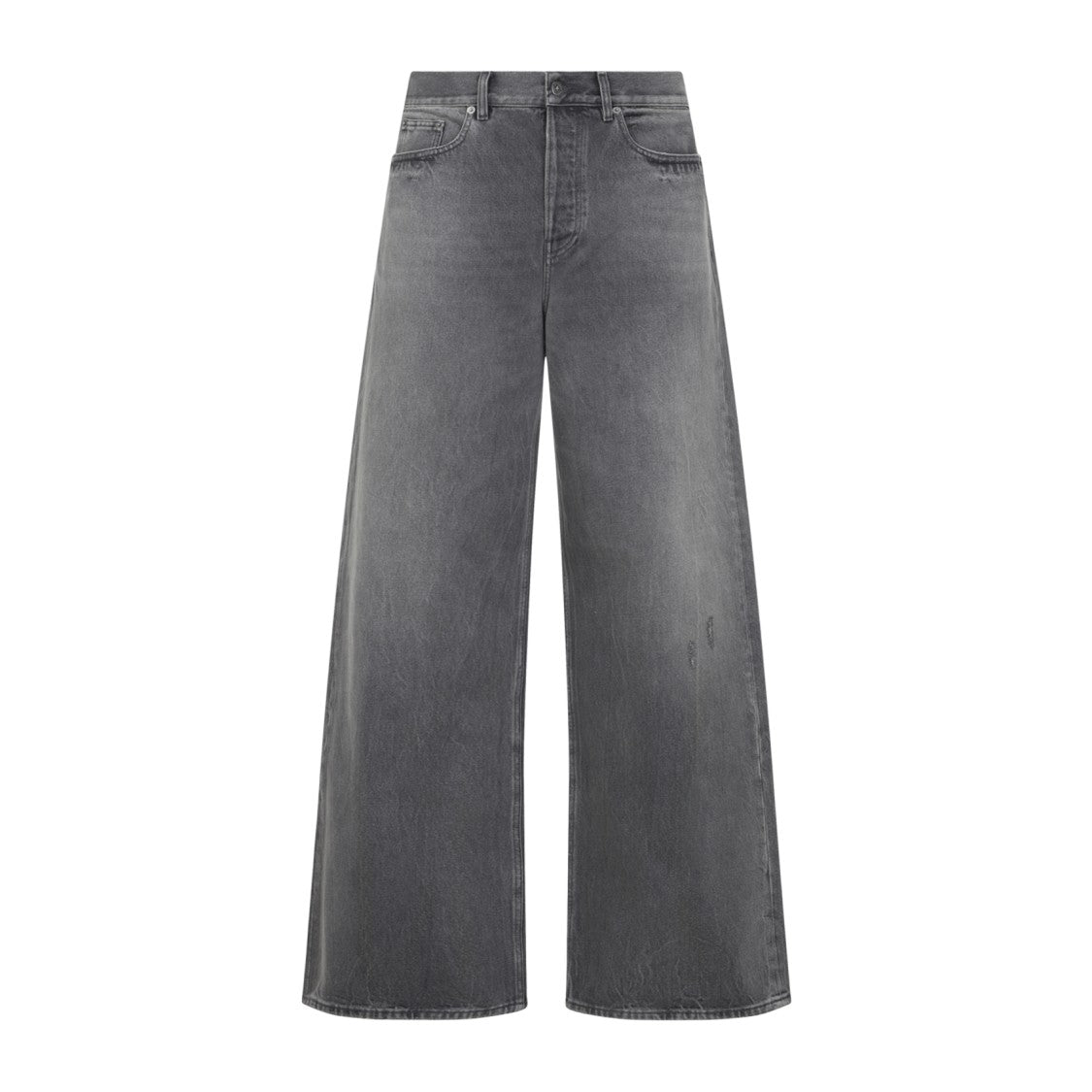 Golden Goose Wide Grey Cotton Jeans