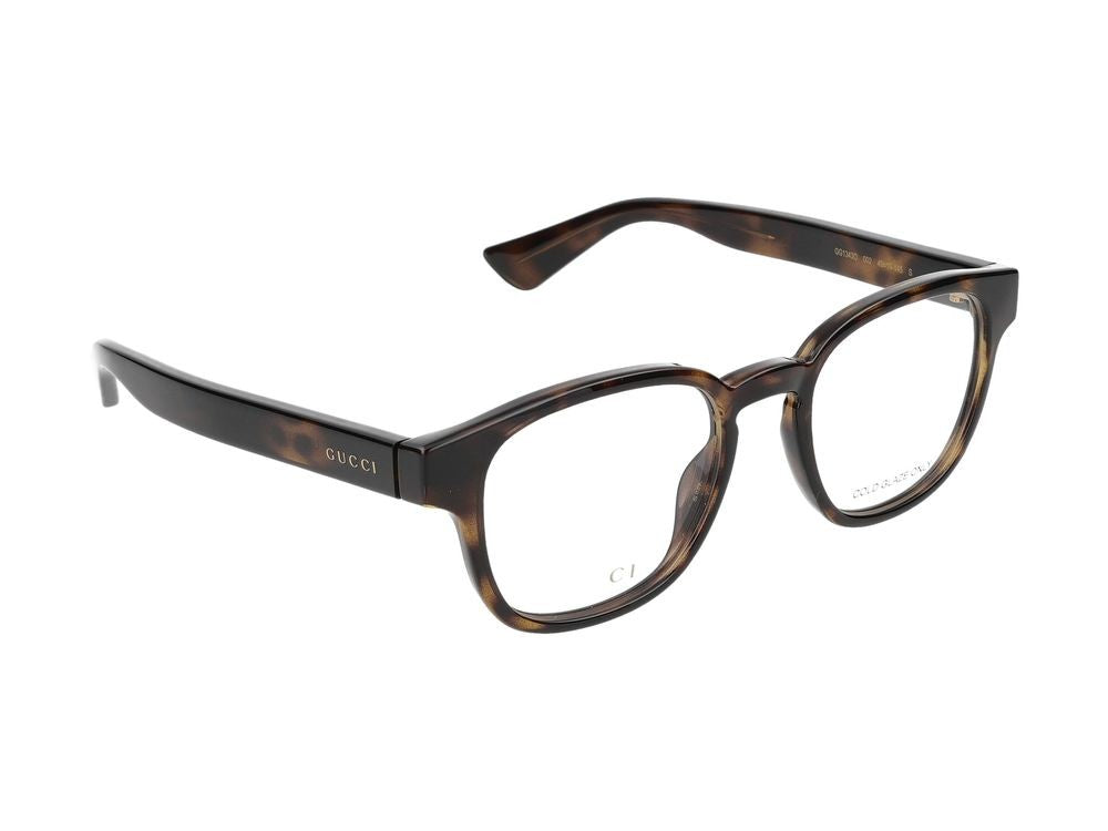 Gucci Havana Square-Shaped Eyeglasses
