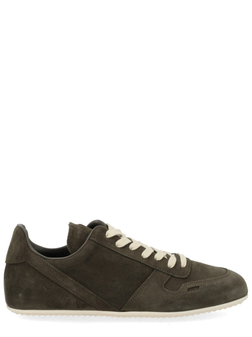 Rick Owens Minimal Sneaks Monochromatic Calf Sneakers