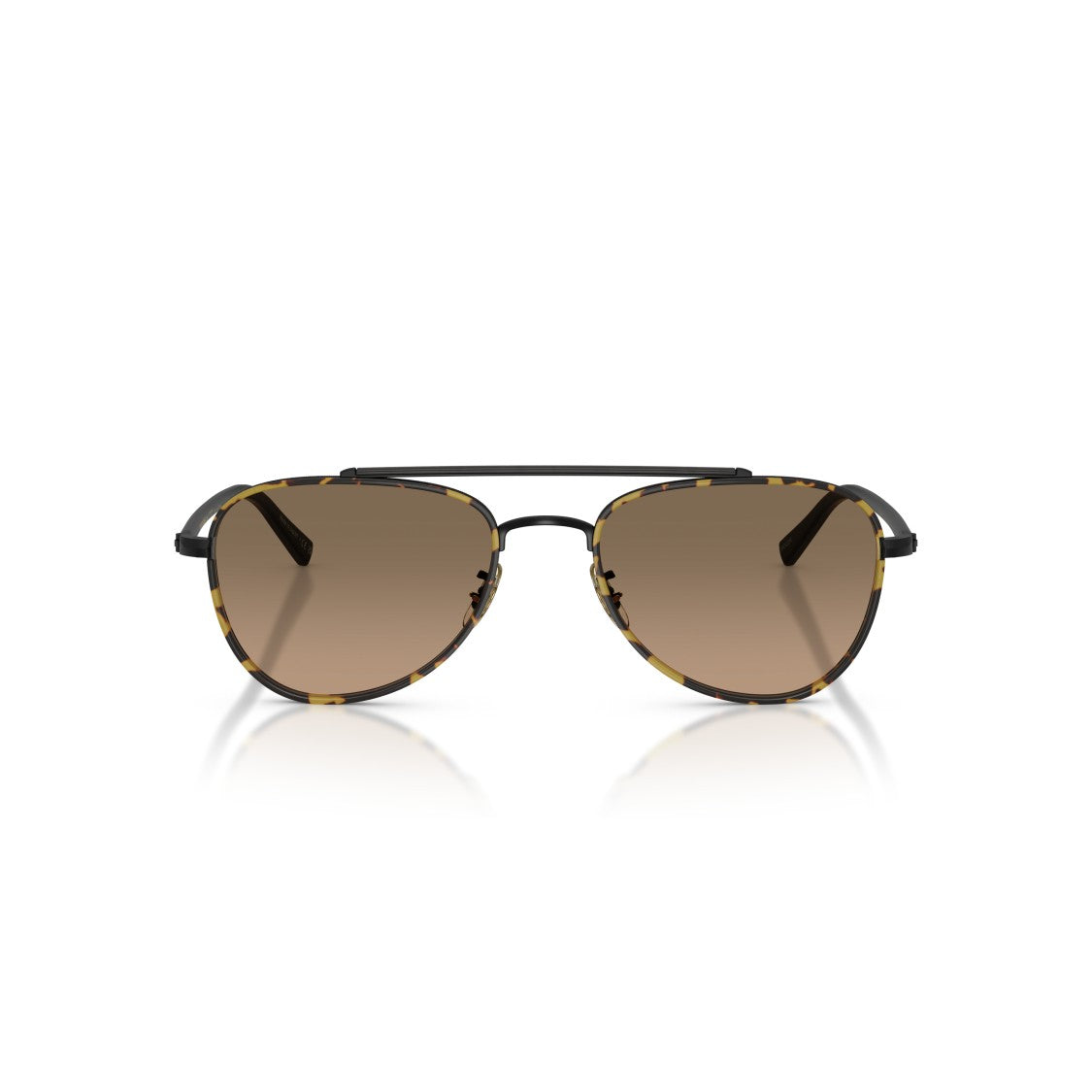 Oliver Peoples 0Ov1372st Aviator Sunglasses With Gradient Lenses And Titanium Frame