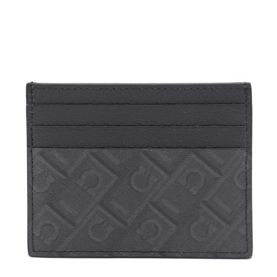 Ferragamo Embossed Leather Card Holder