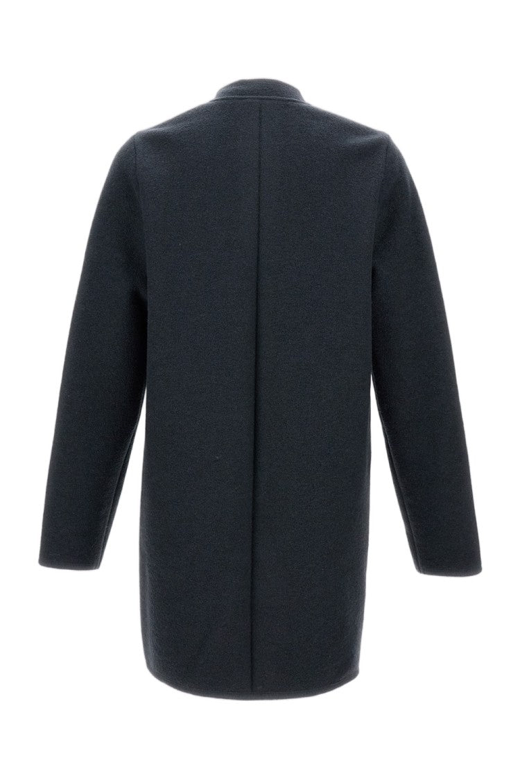 Rier Long Coat With Traditional Loden Finish And Modern Fit
