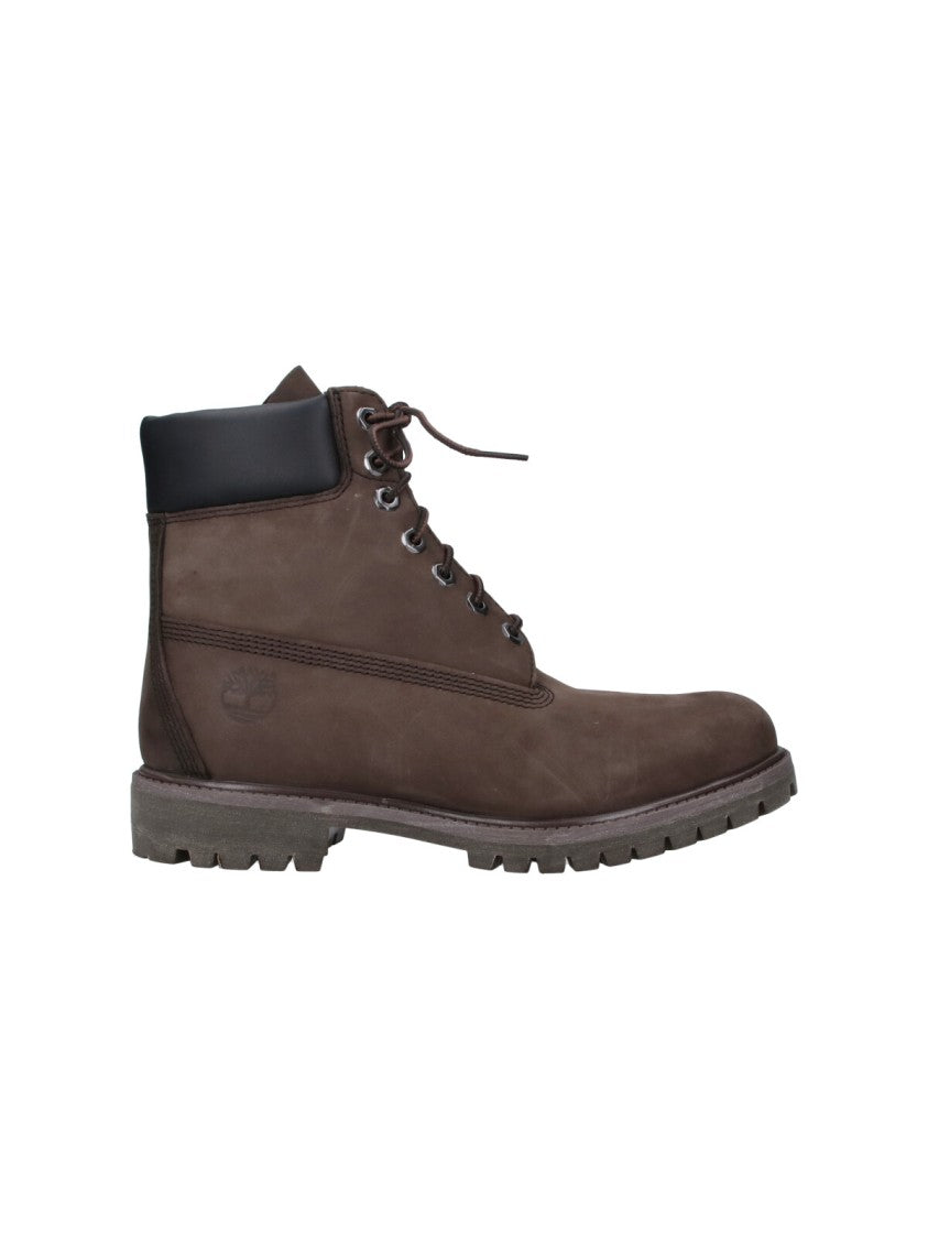 Timberland Brown Premium 6 Inch Leather Ankle Boots