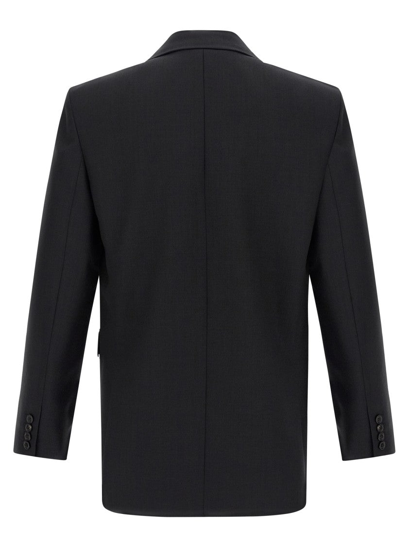 Saint Laurent Classic Double-Breasted Wool Blazer
