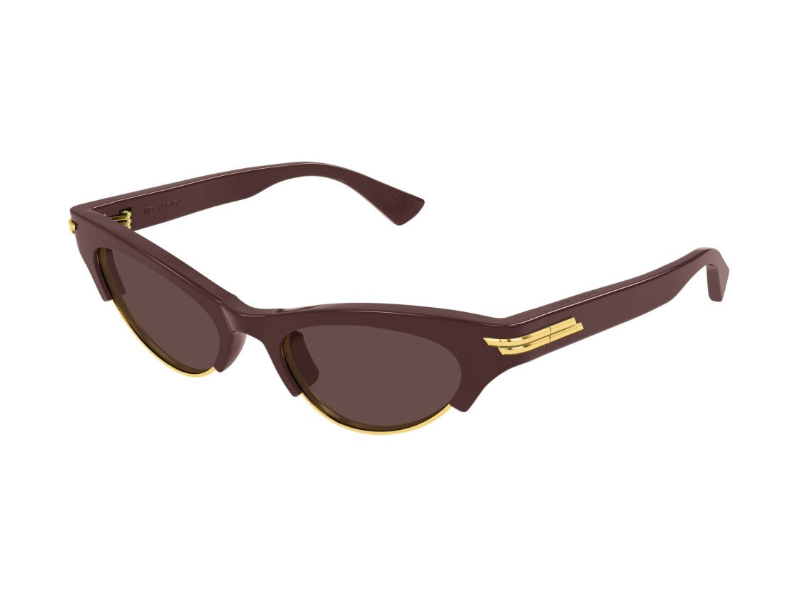 Bottega Veneta Gold Bv1431s Acetate Cat-Eye Sunglasses