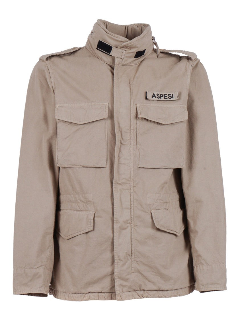 Aspesi Military Inspired Concealed Casual Jacket