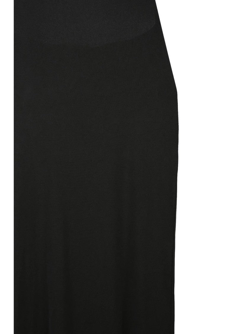 Philosophy Di Lorenzo Serafini Brown Open Back Fluid Viscose Long Dress