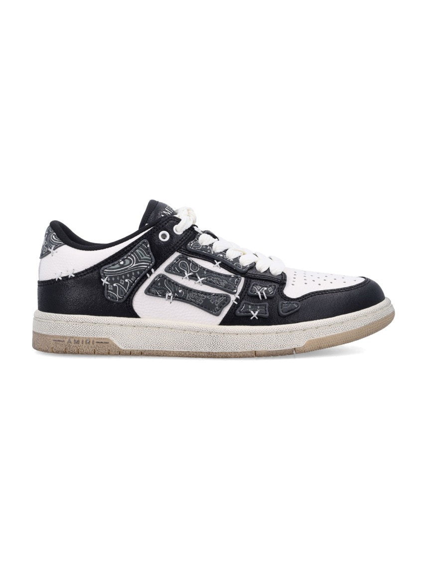 Amiri Bandana Skel Top Low Sneakers