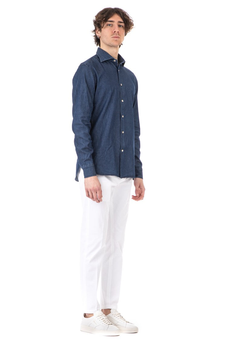 Borriello Dark Wash Denim Shirt
