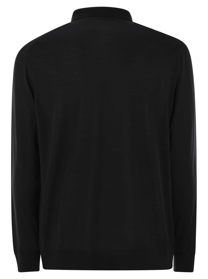 Kiton Wool Polo Shirt