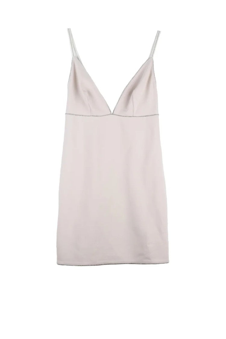 Elisabetta Franchi Sequin Sheath Dress - Beige