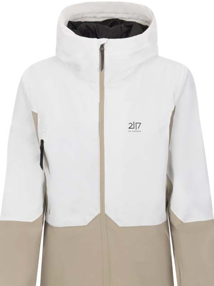 2117 Twentyone Seventeen White/Beige Soppero Two-Tone Ski Performance Jacket