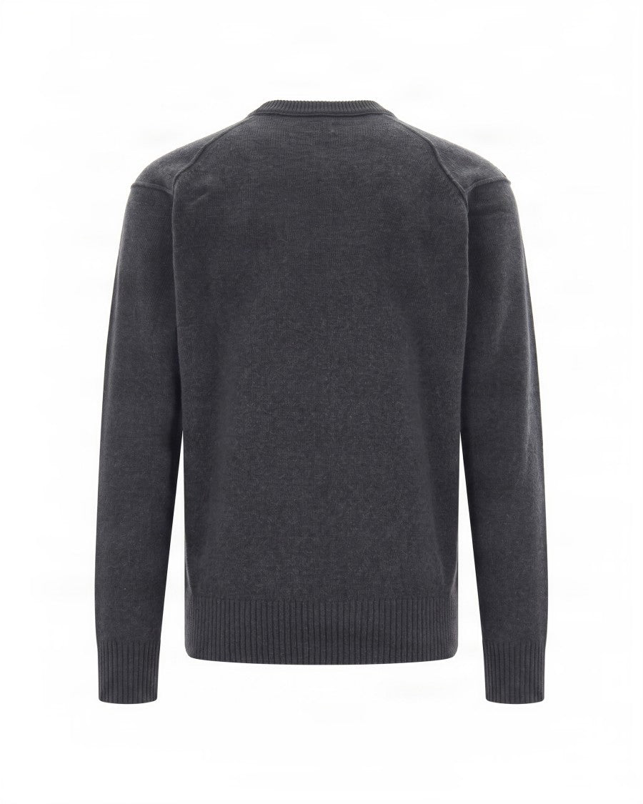 C.P. Company Dark Shadow Lens Crew Neck Wool-Blend Sweater