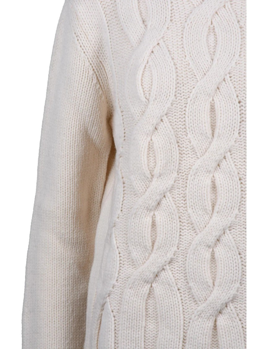 Kangra Intricate High Neck Merino Wool Sweater By Kangra