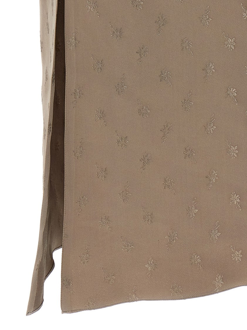 Fendi Satin Midi Dress