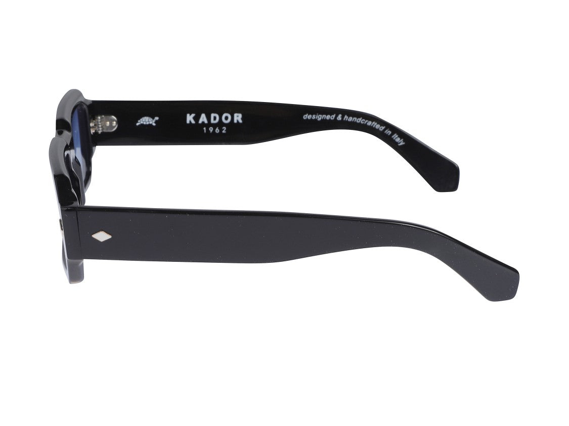 Kador Blue Rock Star Gradient Oversized Square Sunglasses
