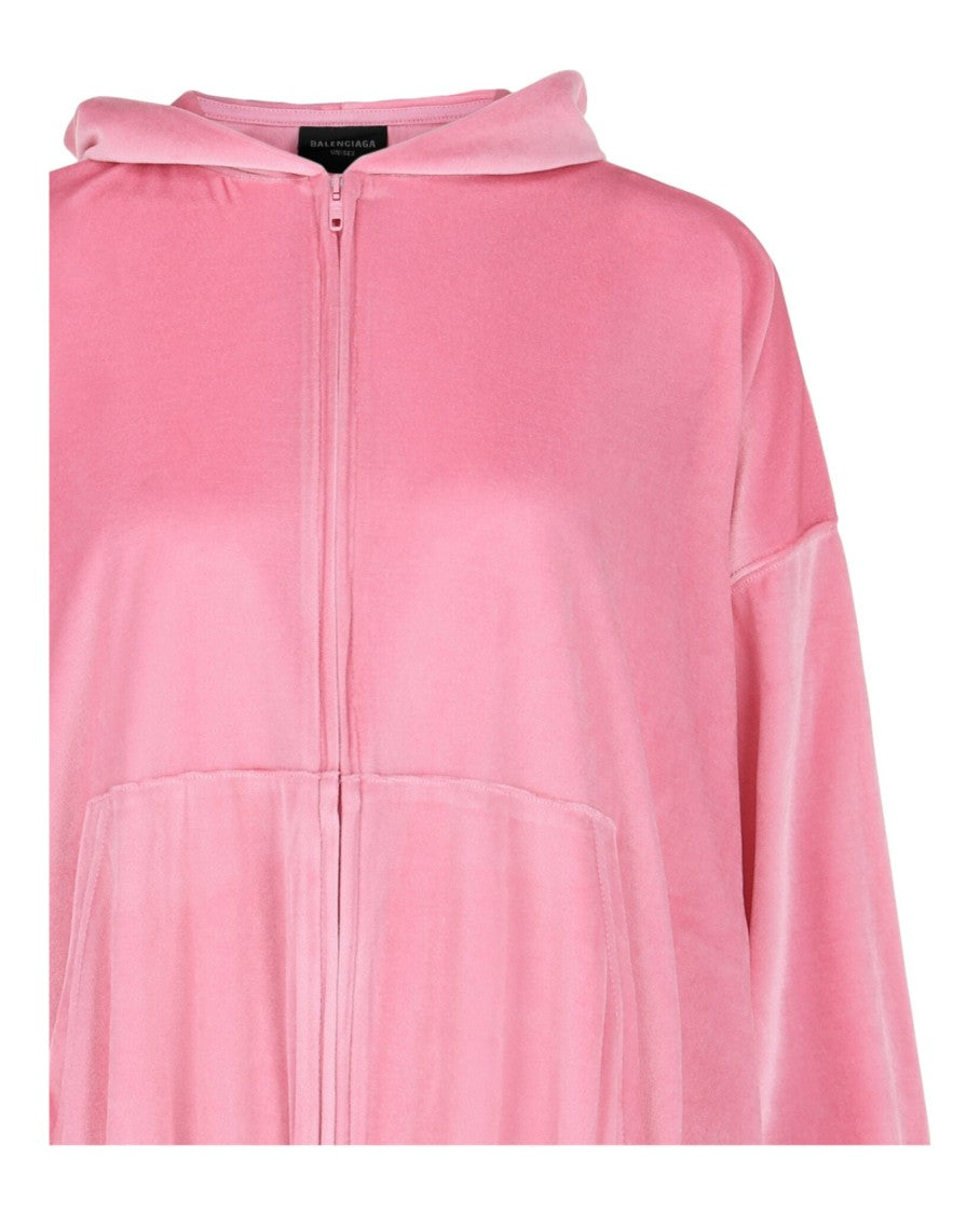 Balenciaga Bb Paris Zip-Up Hoodie
