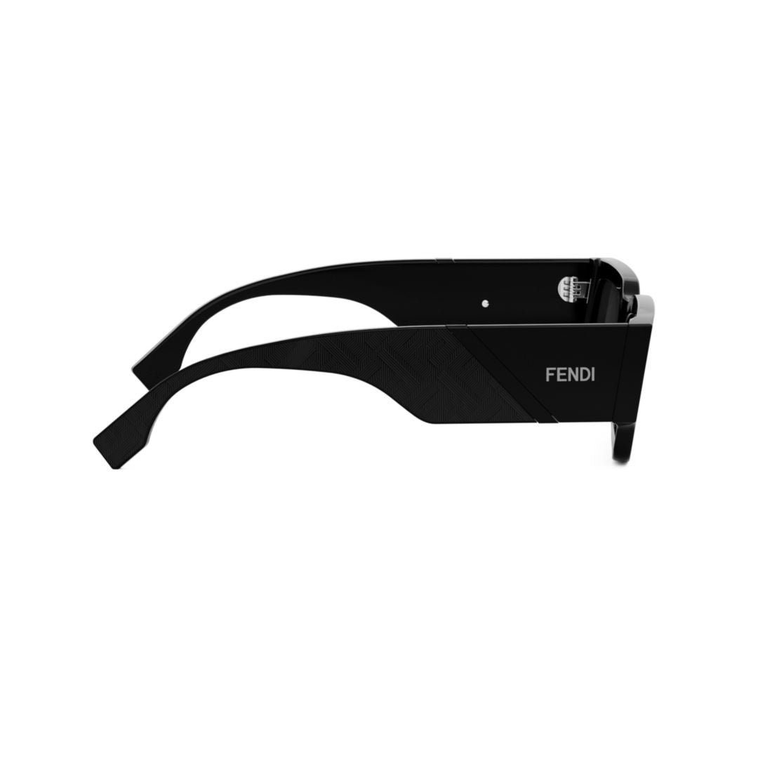 Fendi Fe40131i Bold Rectangular Acetate Sunglasses