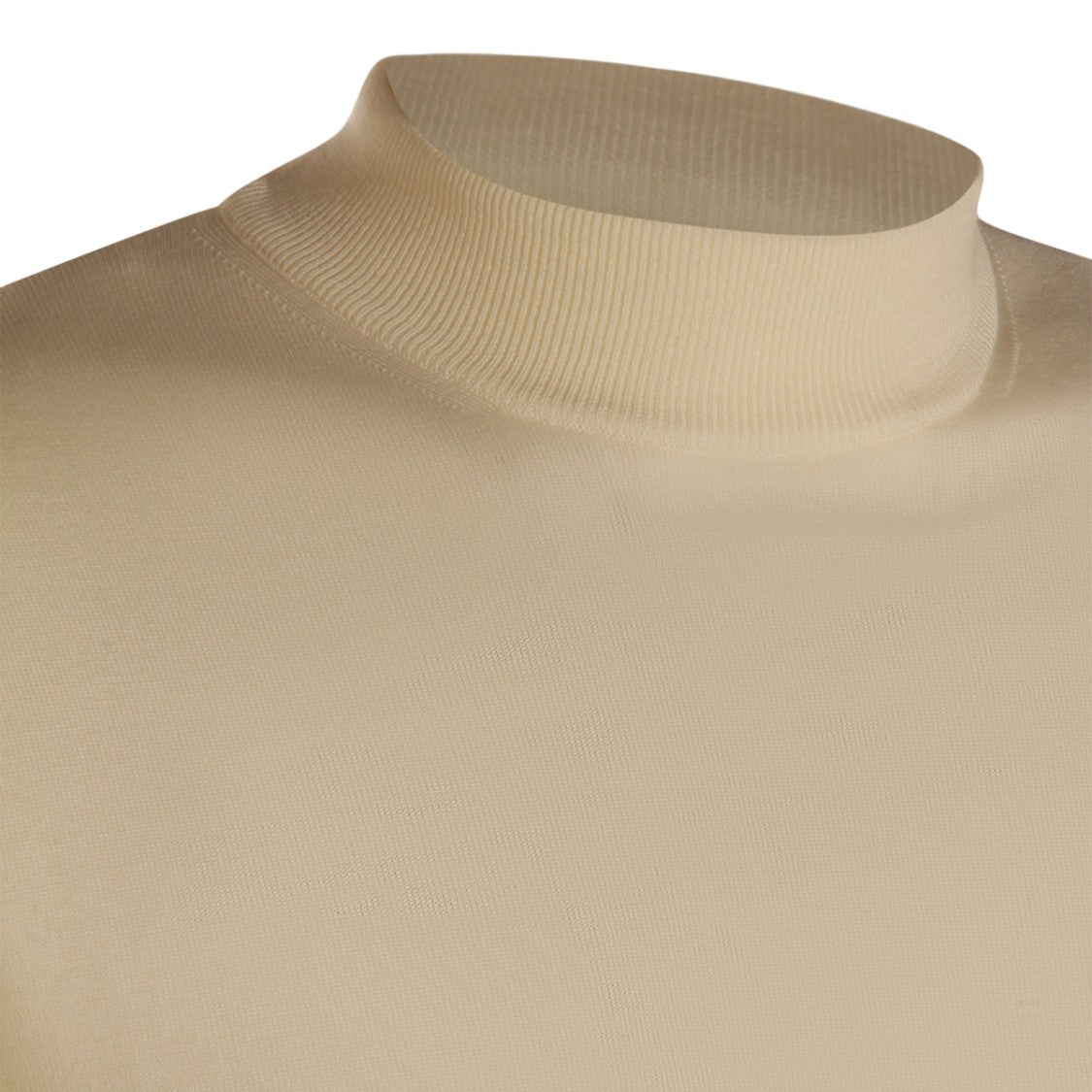 Zanone Ribbed Mock Neck Sweater