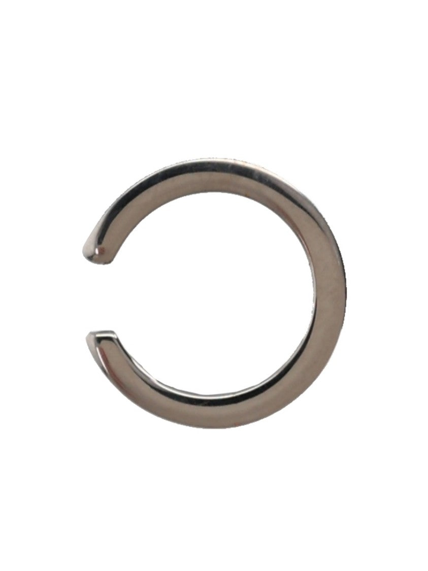 Mm6 By Maison Margiela Silver Open-Ended Circular Ear Cuff