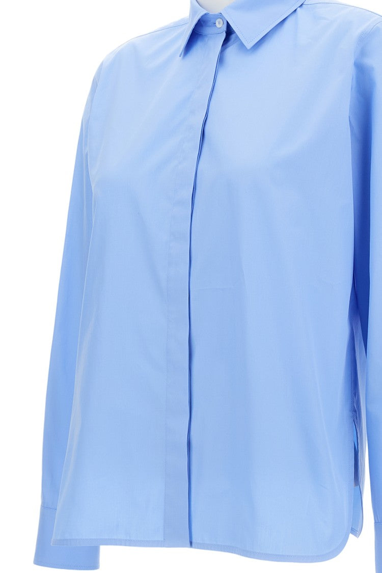 Max Mara Straight-Cut Cotton Poplin Shirt