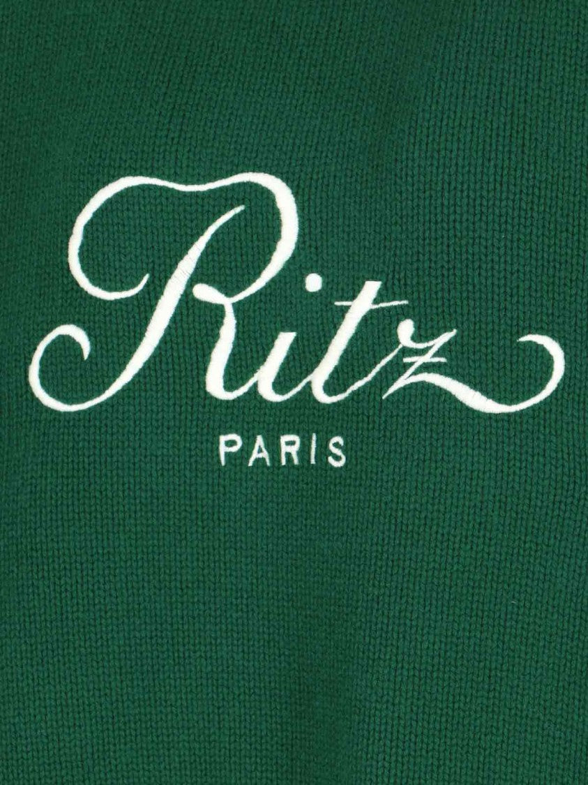 Frame "Ritz" Cashmere Sweater – Green
