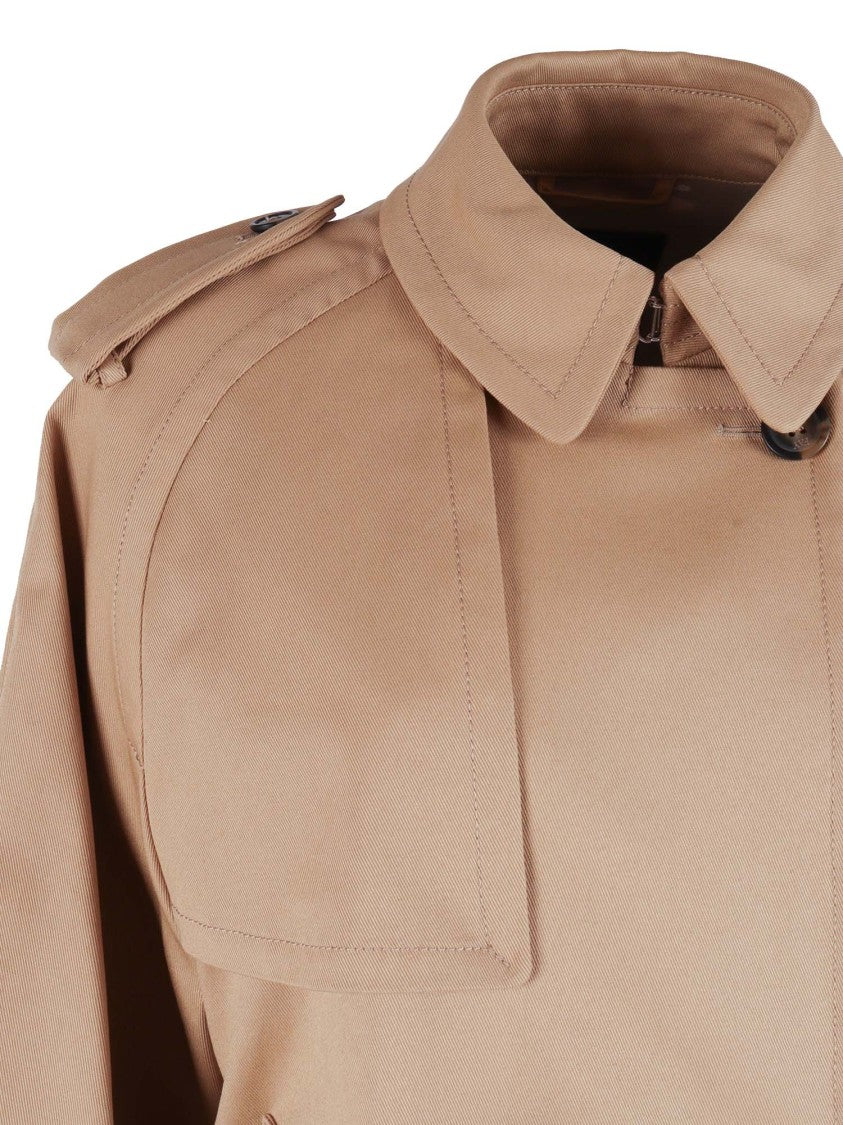 Fay Caban Trench Mc Embroidered Trench Coat