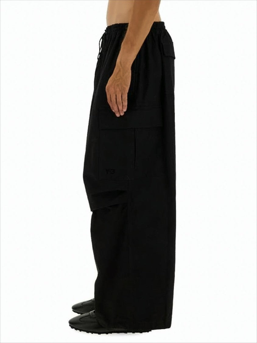 Y-3 Wide-Leg Casual Pants With Elastic Waistband