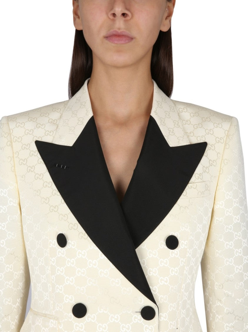 Gucci Structured Cotton And Viscose Blend Jacket