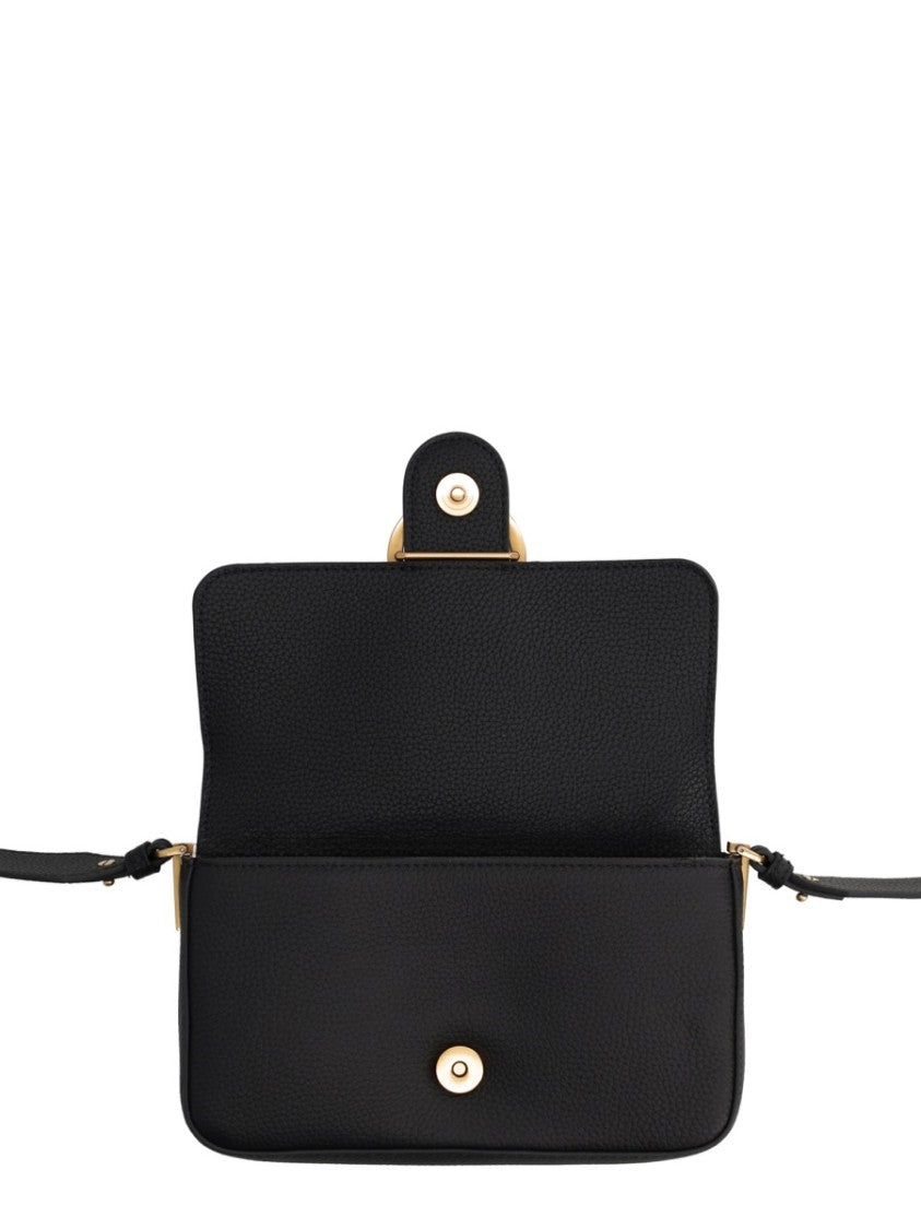 Pinko Pink Love Pebbled Leather Mini Bag