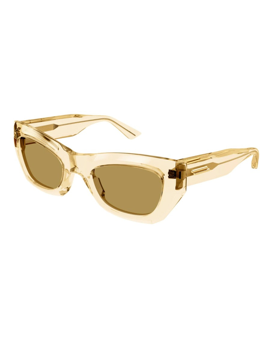 Bottega Veneta Cat Eye-Frame Sunglasses In Translucent Recycled Acetate