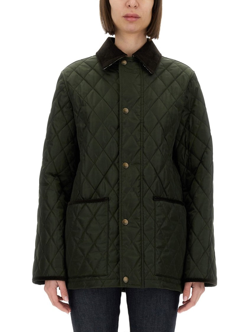 Burberry Relaxed Fit Diamond Quilted Jacket