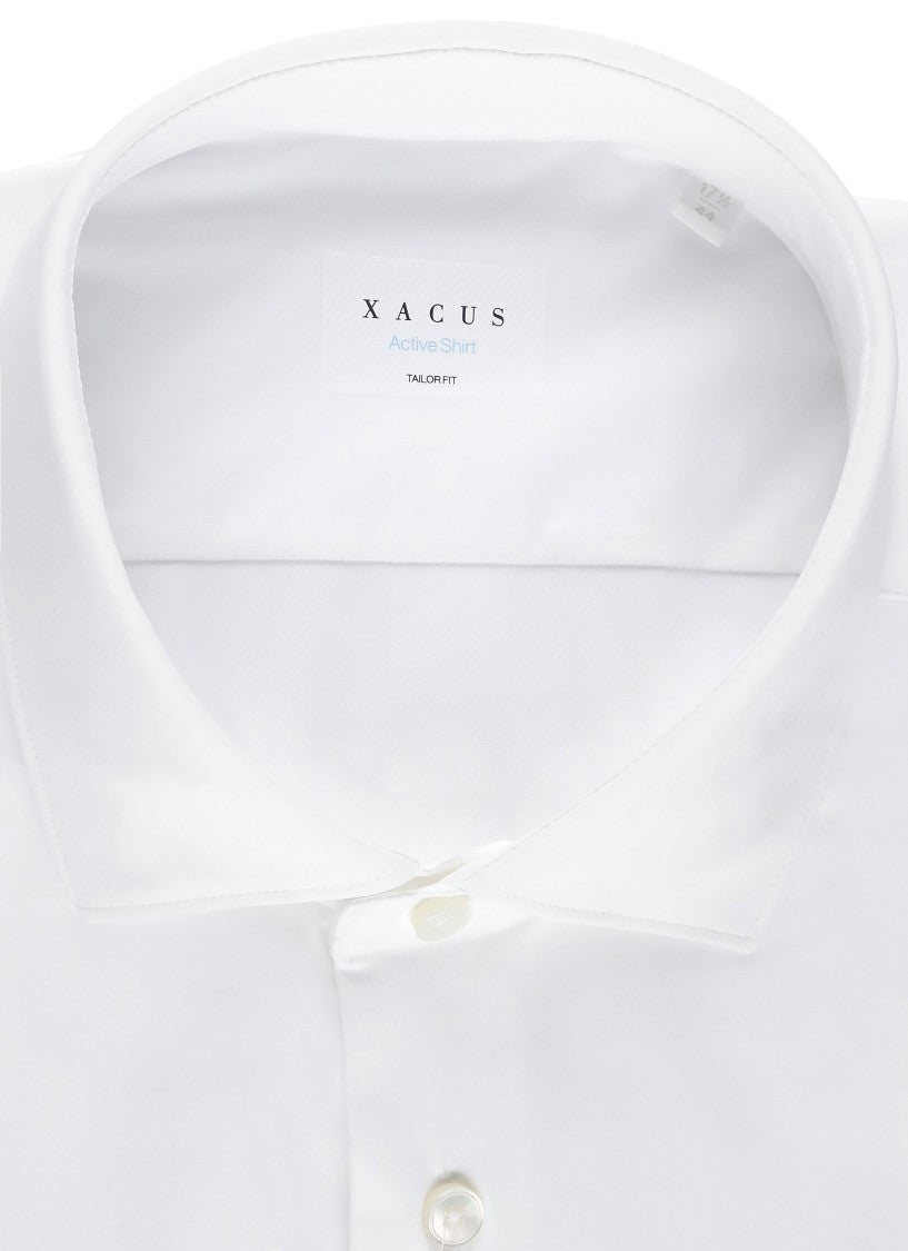 Xacus White Classic Collar Active Shirt