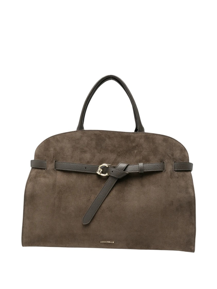 Coccinelle Sabine Suede Large Suede Tote Bag