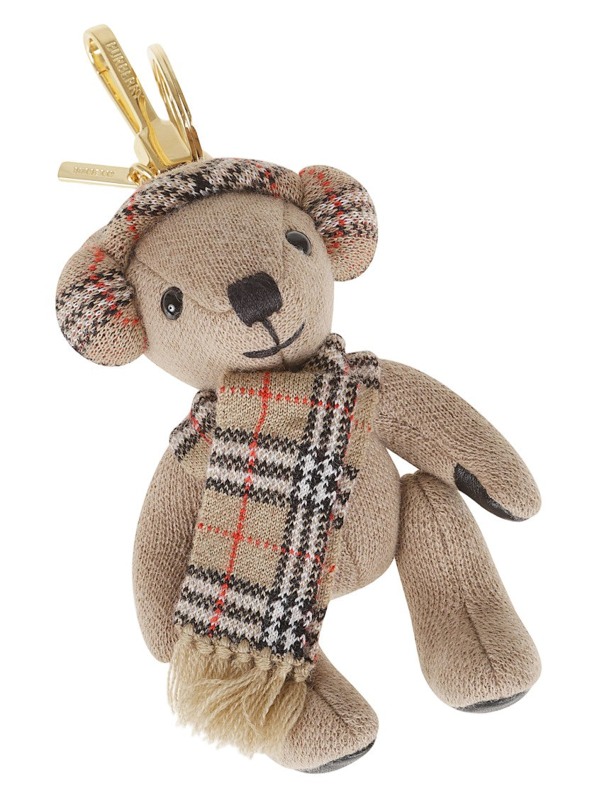 Burberry Wool-Cashmere Blend Teddy Bear Keyring
