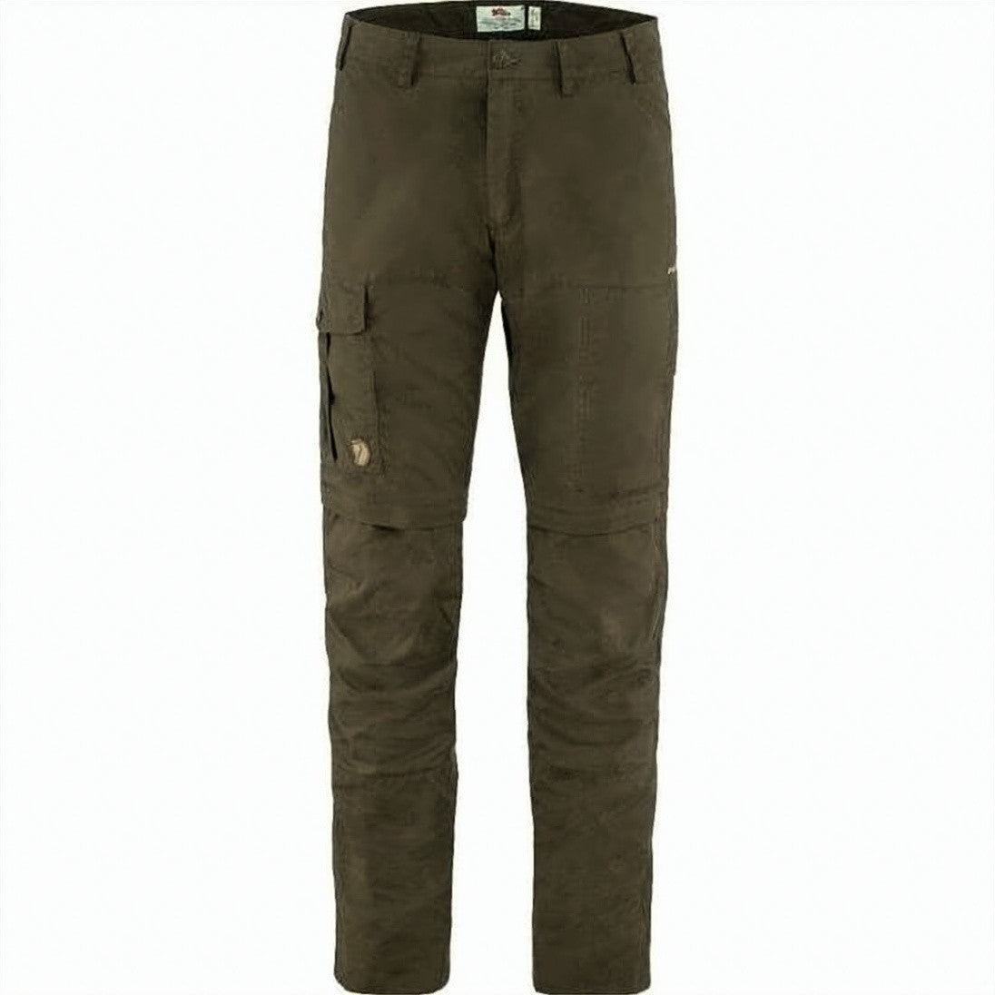 Fjallraven Kanken Structured Brown Straight Pants With Cargo Pocket
