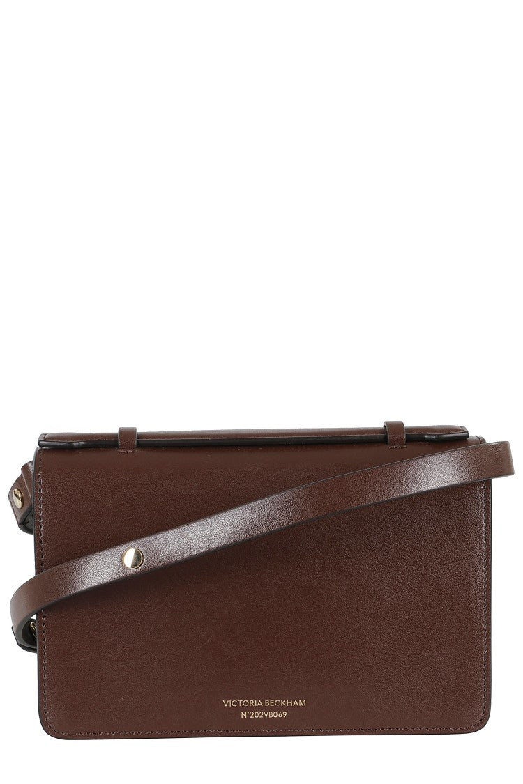 Victoria Beckham Brown Tonal Mini Dorian Bag