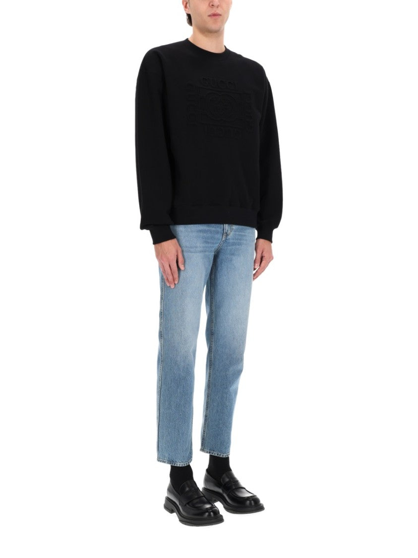 Gucci Slim-Fit Light Blue Denim Jeans