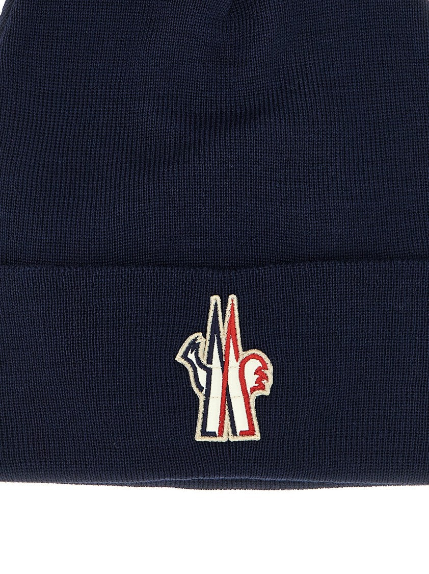 Moncler Grenoble Logo Patch Beanie